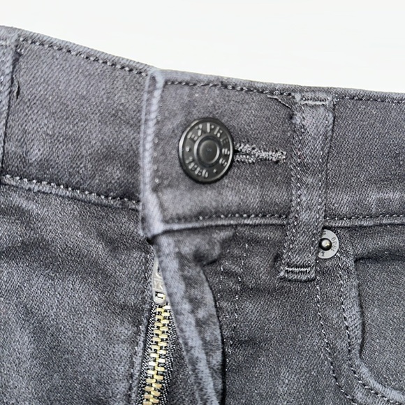 Express Women's Black Jeans cropped high rise size 0 - Picture 4 of 8